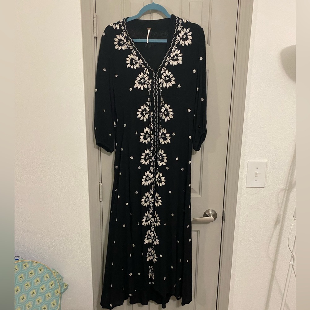 Free People Embroidered Fable Dress